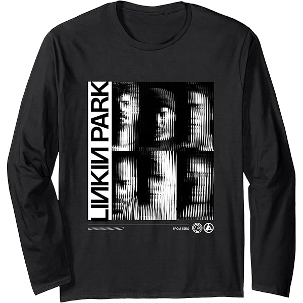 Amazon | Linkin Park B&W From Zero Box ロゴ 長袖Tシャツ | Tシャツ